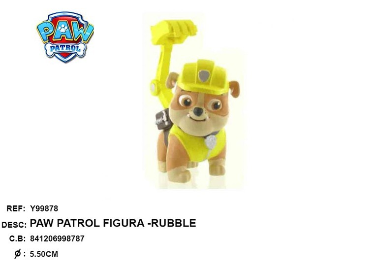 FIGURA RUBBLE_PAW PATROL