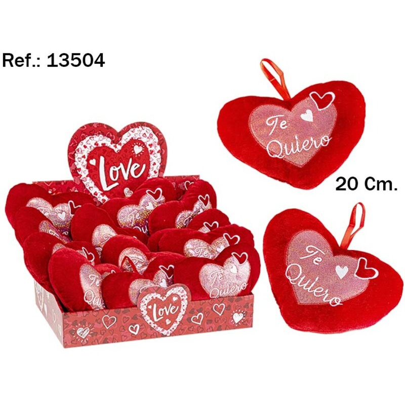 CORAZONES PELUCHE TE QUIERO BRILLANTE